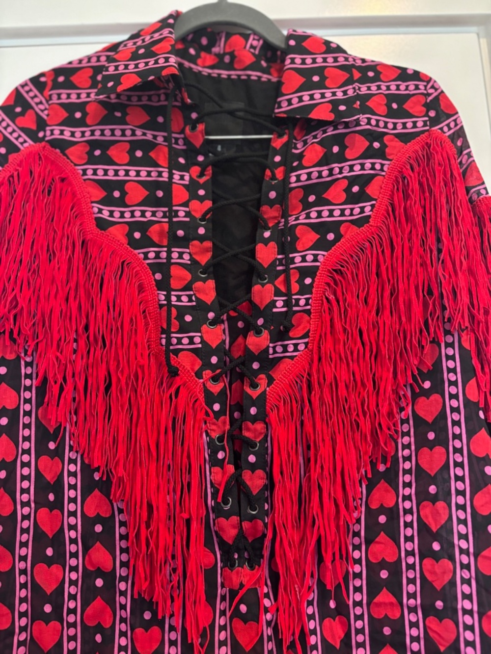 Anna Sui western heart tunic dress size 4 - Picture 3 of 5